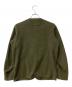 DANTON (ダントン) ノーカラーフリースジャケット オリーブ サイズ:40：7000円