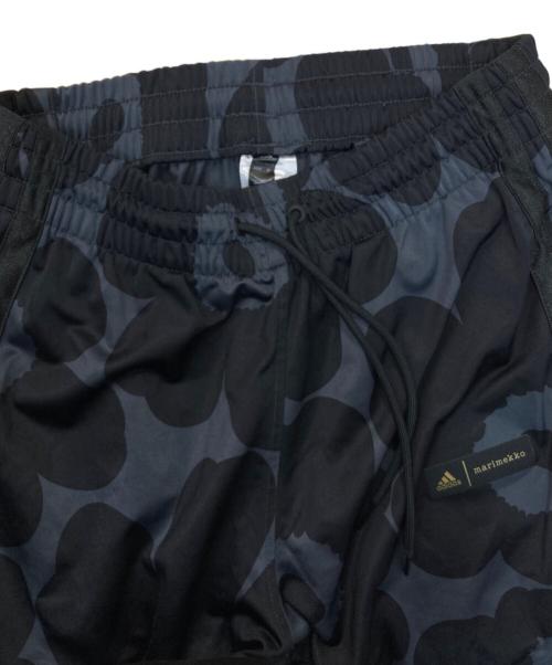 adidas（アディダス）adidas (アディダス) marimekko (マリメッコ) トラックパンツ ブラック サイズ:XSの古着・服飾アイテム
