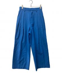 IRENE（アイレネ）の古着「ワイドパンツ」｜ブルー