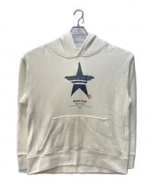 NEIL BARRETT（ニールバレット）の古着「PRINTED SPORT STAR HOODIE」｜イエロー