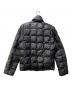 DOLCE & GABBANA (ドルチェ＆ガッバーナ) ロゴメタルプレートダウンジャケット ブラック サイズ:46：25000円