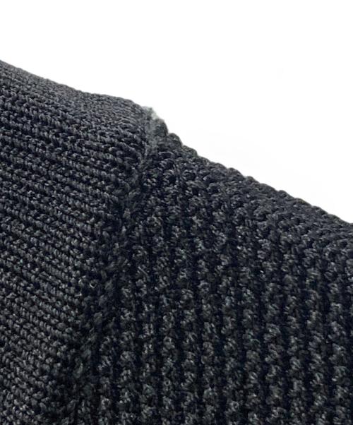 M-PREMIER（エムプルミエ）M-PREMIER (エムプルミエ) ゴールドボタンニットジャケット ブラック サイズ:34Pの古着・服飾アイテム