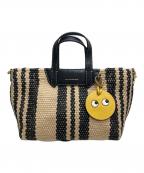 ANYA HINDMARCH×MAISON BENGALアニヤ・ハインドマーチ×マイソンベンガル）の古着「Borse a mano Tote X/S」｜ベージュ