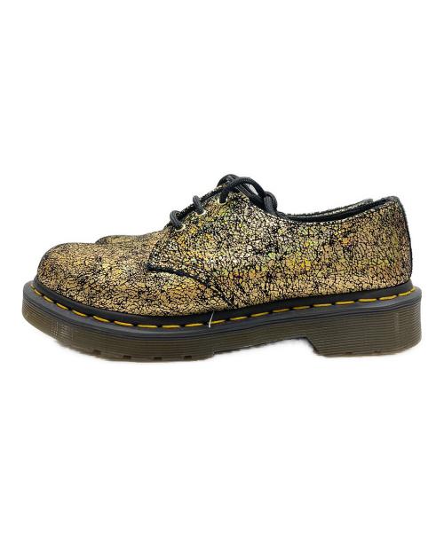 Dr.Martens（ドクターマーチン）Dr.Martens (ドクターマーチン) 3ホールシューズ ゴールド サイズ:UK：4の古着・服飾アイテム
