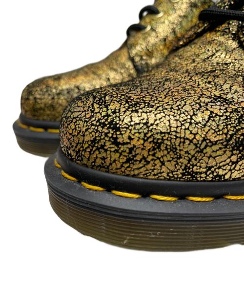 Dr.Martens（ドクターマーチン）Dr.Martens (ドクターマーチン) 3ホールシューズ ゴールド サイズ:UK：4の古着・服飾アイテム
