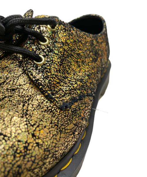 Dr.Martens（ドクターマーチン）Dr.Martens (ドクターマーチン) 3ホールシューズ ゴールド サイズ:UK：4の古着・服飾アイテム