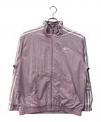 adidasアディダス）の古着「ナイロントラックジャケット」｜ピンク