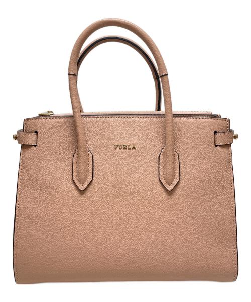 FURLA（フルラ）FURLA (フルラ) PIN S TOTE ピンクの古着・服飾アイテム