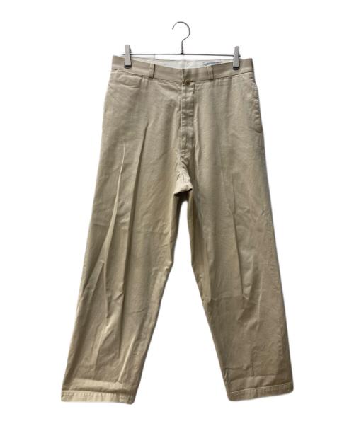 YAECA（ヤエカ）YAECA (ヤエカ) ワイドテーパードチノ ベージュ サイズ:32の古着・服飾アイテム