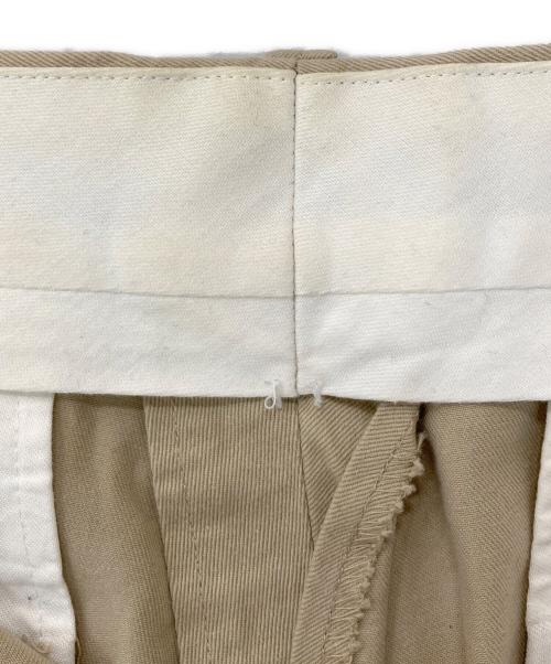YAECA（ヤエカ）YAECA (ヤエカ) ワイドテーパードチノ ベージュ サイズ:32の古着・服飾アイテム