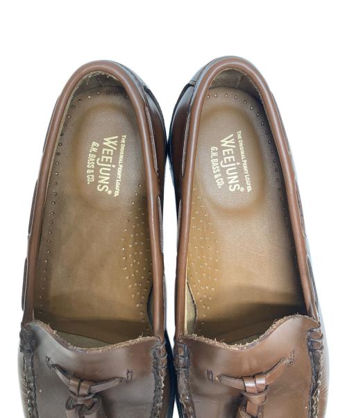 G.H.BASS&CO.（ジー・エイチ・バス・コー）G.H.BASS&CO. (ジー・エイチ・バス・コー) タッセルローファー ブラウン サイズ:42　1/2の古着・服飾アイテム