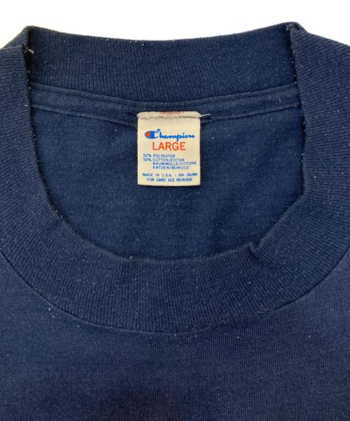 Champion（チャンピオン）Champion (チャンピオン) Tシャツ ネイビー サイズ:Lの古着・服飾アイテム