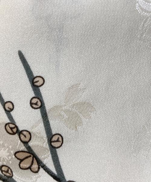 MAKANA LEI（マカナレイ）MAKANA LEI (マカナレイ) 和柄シルクシャツ ベージュ サイズ:Lの古着・服飾アイテム