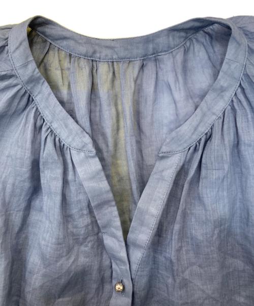 COLLAGE（コラージュ）COLLAGE (コラージュ) コラージュガリャルダガランテ ラミー2WAYシアーブラウス スカイブルー サイズ:Freeの古着・服飾アイテム