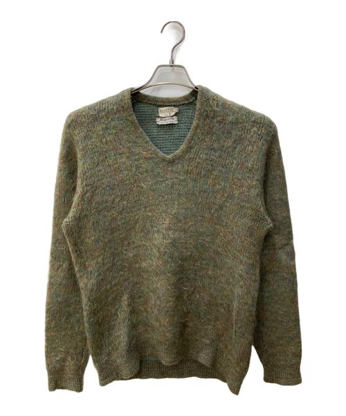 MARTIN（マーチン）MARTIN (マーチン) 60s Vintage Wool Sweater グリーン サイズ:Lの古着・服飾アイテム