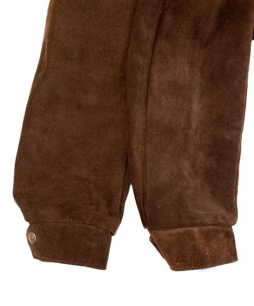 Schott（ショット）Schott (ショット) 3rdスウェードトラッカージャケット ブラウン サイズ:	SIZE 40の古着・服飾アイテム