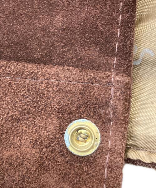 Schott（ショット）Schott (ショット) 3rdスウェードトラッカージャケット ブラウン サイズ:	SIZE 40の古着・服飾アイテム