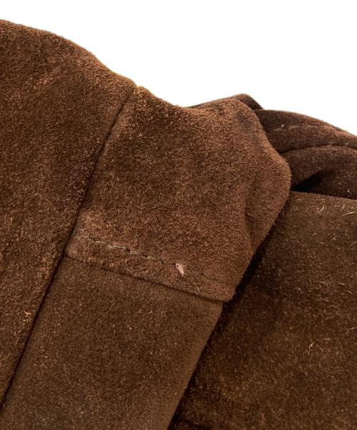 Schott（ショット）Schott (ショット) 3rdスウェードトラッカージャケット ブラウン サイズ:	SIZE 40の古着・服飾アイテム