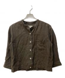 MARGARET HOWELL（マーガレットハウエル）の古着「SHIRTING LINEN」｜ブラウン