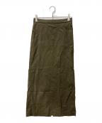 theory luxeセオリーリュクス）の古着「CRISP LINEN DANAE」｜カーキ