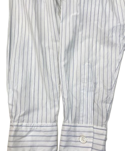 MARGARET HOWELL（マーガレットハウエル）MARGARET HOWELL (マーガレットハウエル) ストライプシャツ ホワイト サイズ:1の古着・服飾アイテム