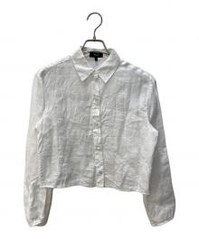 theory（セオリー）の古着「ショート丈リネンシャツ」｜ホワイト