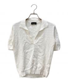 ROBERTO COLLINA（ロベルトコリーナ）の古着「半袖ニット」｜ホワイト