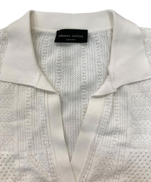 ROBERTO COLLINA（ロベルトコリーナ）ROBERTO COLLINA (ロベルトコリーナ) 半袖ニット ホワイト サイズ:Ｍの古着・服飾アイテム