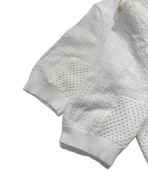 ROBERTO COLLINA（ロベルトコリーナ）ROBERTO COLLINA (ロベルトコリーナ) 半袖ニット ホワイト サイズ:Ｍの古着・服飾アイテム