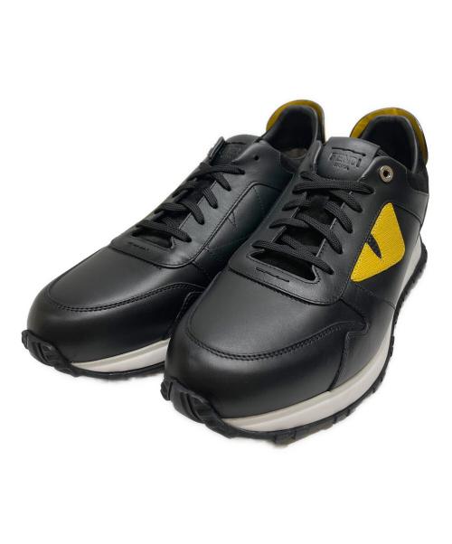 FENDI（フェンディ）FENDI (フェンディ) モンスターバグズアイ スニーカー ブラック サイズ:8の古着・服飾アイテム