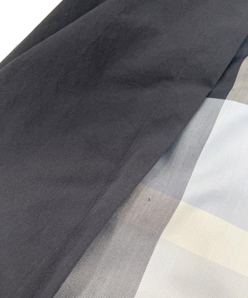 BLUE LABEL CRESTBRIDGE（ブルーレーベルクレストブリッジ）BLUE LABEL CRESTBRIDGE (ブルーレーベルクレストブリッジ) ライトウェザーコットンライクドレス ネイビー サイズ:36の古着・服飾アイテム