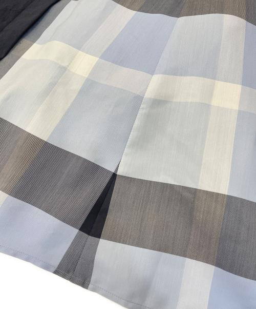 BLUE LABEL CRESTBRIDGE（ブルーレーベルクレストブリッジ）BLUE LABEL CRESTBRIDGE (ブルーレーベルクレストブリッジ) ライトウェザーコットンライクドレス ネイビー サイズ:36の古着・服飾アイテム