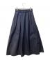 PLST (プラステ) ボリュームタックフレアスカート ネイビー サイズ:Ｓ 未使用品：3000円