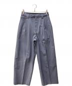 joiceadeddジョイスアディッド）の古着「Tropical Suiting wide pants」｜スカイブルー