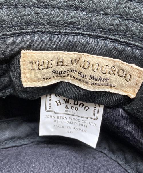 THE H.W.DOG&CO.（エイチダブリュードッグアンドコー）THE H.W.DOG&CO. (エイチダブリュードッグアンドコー) ハット ブラックの古着・服飾アイテム