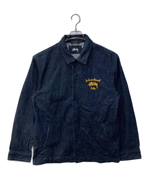 stussy（ステューシー）stussy (ステューシー) デニムコーチジャケット インディゴ サイズ:XLの古着・服飾アイテム