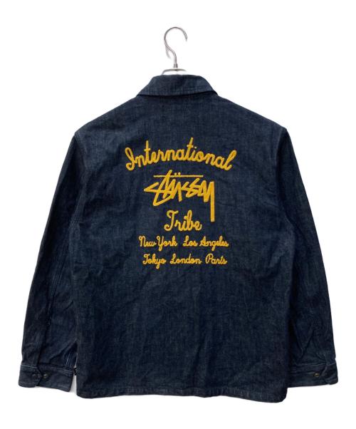 stussy（ステューシー）stussy (ステューシー) デニムコーチジャケット インディゴ サイズ:XLの古着・服飾アイテム