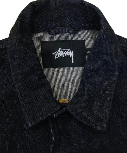 stussy（ステューシー）stussy (ステューシー) デニムコーチジャケット インディゴ サイズ:XLの古着・服飾アイテム