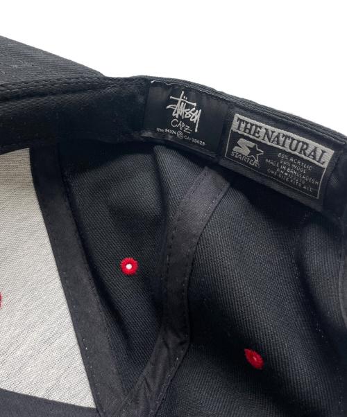 stussy（ステューシー）stussy (ステューシー) STARTER (スターター) キャップ ブラック サイズ:ONE SIZEの古着・服飾アイテム