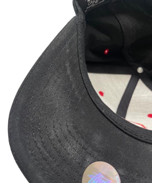 stussy（ステューシー）stussy (ステューシー) STARTER (スターター) キャップ ブラック サイズ:ONE SIZEの古着・服飾アイテム