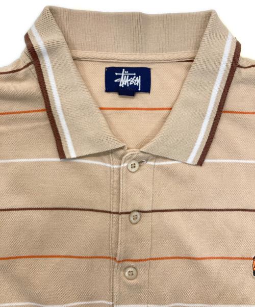 stussy（ステューシー）stussy (ステューシー) ポロシャツ ベージュ サイズ:XLの古着・服飾アイテム