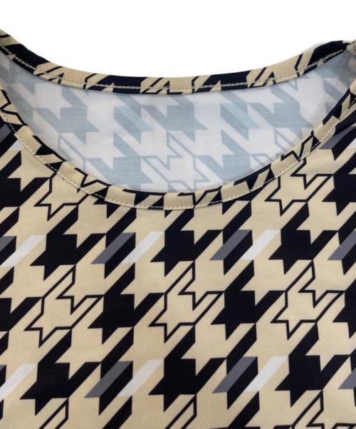 MAISON SPECIAL（メゾンスペシャル）MAISON SPECIAL (メゾンスペシャル) Hound Tooth Tops ベージュ サイズ:Ｍの古着・服飾アイテム