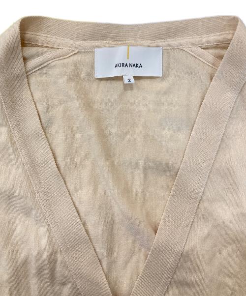 AKIRA NAKA（アキラナカ）AKIRA NAKA (アキラナカ) Lexy long cardigan ベージュ サイズ:	SIZE 2の古着・服飾アイテム