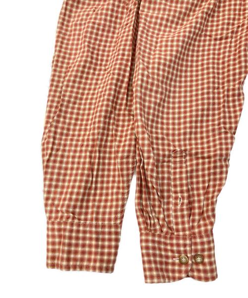 OLD GAP（オールドギャップ）OLD GAP (オールドギャップ) チェックシャツ オレンジ サイズ:Lの古着・服飾アイテム