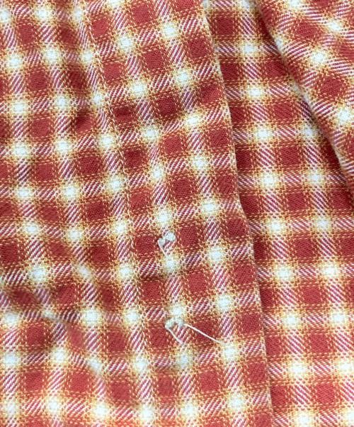 OLD GAP（オールドギャップ）OLD GAP (オールドギャップ) チェックシャツ オレンジ サイズ:Lの古着・服飾アイテム