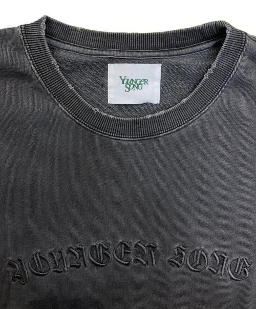 YOUNGER SONG（ヤンガーソング）YOUNGER SONG (ヤンガーソング) ヴィンテージ加工スウェット グレー サイズ:XLの古着・服飾アイテム