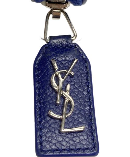 Saint Laurent Paris（サンローランパリ）Saint Laurent Paris (サンローランパリ) 長財布 ブルーの古着・服飾アイテム