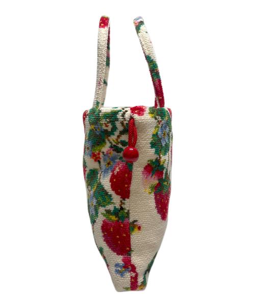 FEILER（フェイラー）FEILER (フェイラー) ストロベリーフィールドミニハンドバッグ アイボリーの古着・服飾アイテム