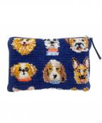 FEILERフェイラー）の古着「ラブラリードギーポーチ」｜ネイビー