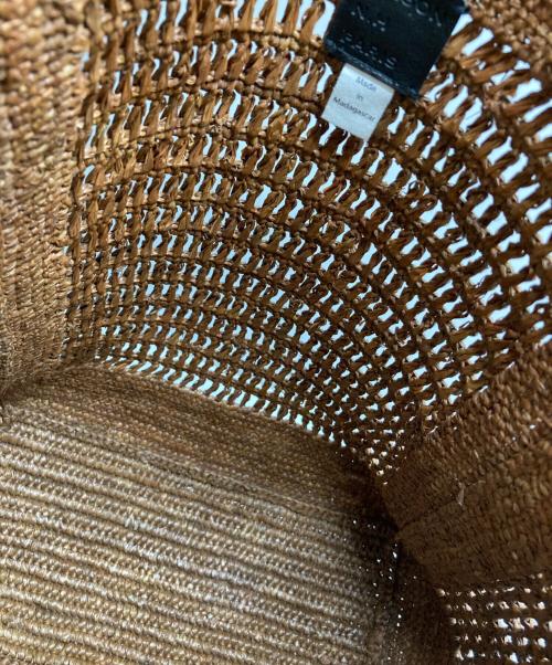 MAISON N.H PARIS（メゾン・エヌ・アッシュ・パリ）MAISON N.H PARIS (メゾン・エヌ・アッシュ・パリ) ラフィアカゴバッグ SUCRE BRUNの古着・服飾アイテム